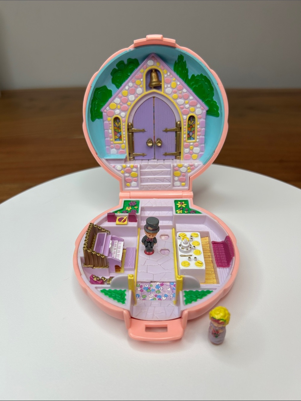 Vintage Polly Pocket Nancy’s Wedding Day 1989 Bluebird Compact
